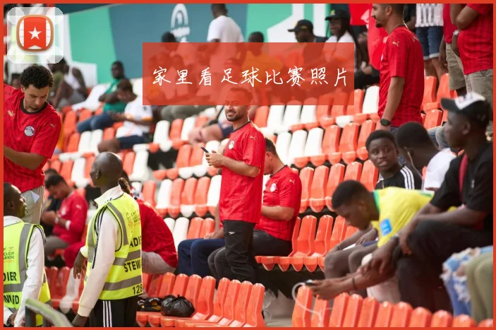 家里看足球比赛照片